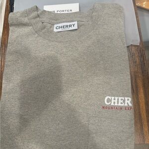 CHERRY Logo-Print Cotton-Jersey Medium